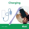 Club 3D Kábel - CAC-3004 (USB-C, PD 240W, 20Gbps, 4K60Hz, lila, M/M, 2m)