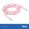 Club 3D Kábel - CAC-3010 (USB-C, PD 240W, 20Gbps, 4K60Hz, pink, M/M, 2m)
