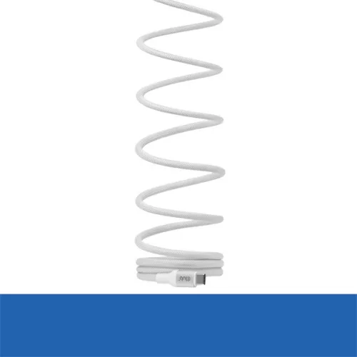 Club 3D Kábel - CAC-3032 (USB-C, Mágneses, PD3.1, 240W, 20Gbps, fehér, M/M, 2m)