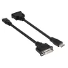 Club 3D Átalakító - CAC-HMD>DFD (HDMI MALE to DVI-D FEMALE, passzív, digitális jelekhez, nincs analóg)