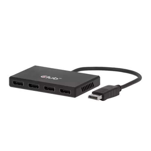 Club 3D Átalakító - CSV-7400 (DisplayPort to 4x DisplayPort, 8K30Hz)