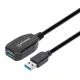 Manhattan Kábel - USB 3.0 Type-A aktív hosszabbító kábel, USB-A Male to USB-A Female, 5m