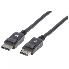   Manhattan Kábel - DisplayPort to DisplayPort ( DisplayPort 1.2, 4K@60hz,  1m, Fekete)
