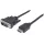 Manhattan Kábel - HDMI to DVI ( 1m; HDMI 19 pin - DVI-D Dual Link, Fekete)