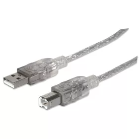 Manhattan Kábel - USB nyomtató kábel (USB2.0, 5m, Bézs)