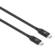 Manhattan Kábel - USB-A Male to USB-C Male, 1m, 60W/3A, 4K@60Hz, Fekete
