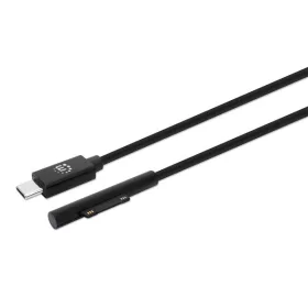   Manhattan Kábel - Surface Connect to USB-C kábel, 15V/3A, 1.8 m, Fekete