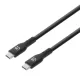 Manhattan Kábel - USB-C Male to USB-C Male kábel, 3m, 60W/3A, Fekete