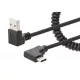 Manhattan Kábel - USB-A to USB-C tekercselt, rugalmas kábel (1m, No Data Transmission)