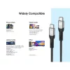 Manhattan Kábel - USB-C Male to USB-C Male kábel, 2m, PD3.1, 8K@60Hz, 240W/5A, Fekete