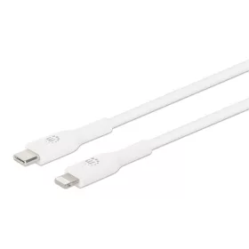   Manhattan Kábel - USB-C to Apple MFi-certified Lightning, 0.5m, Fehér