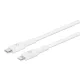 Manhattan Kábel - USB-C to Apple MFi-certified Lightning, 0.5m, Fehér