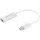 Sandberg Átalakító Kábel - USB-C to Audio Adapter (USB-C, 1x 3,5 mm jack, fehér)