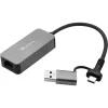 Sandberg Kábel Átalakító - USB-C/A 2.5 GbE RJ45 Adapter