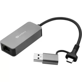 Sandberg Kábel Átalakító - USB-C/A 2.5 GbE RJ45 Adapter