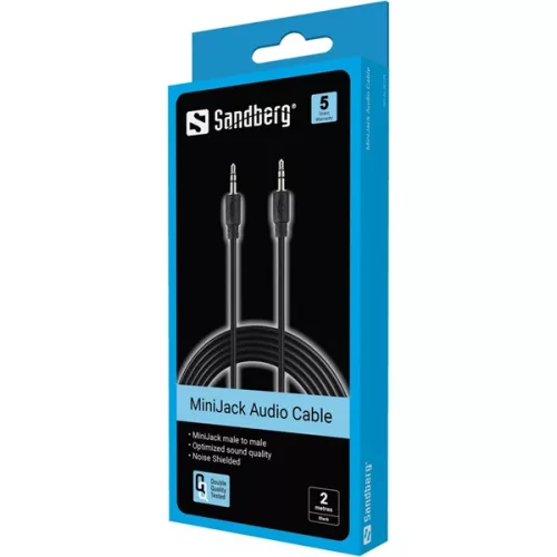 Sandberg Kábel - MiniJack Cable M-M  2 m