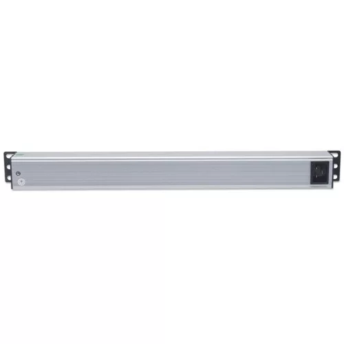 Manhattan elosztó - 19" 1U Rackmount elosztó, 8db C19 aljzat, 2m eltávolítható kábel, ki-be kapcsológomb