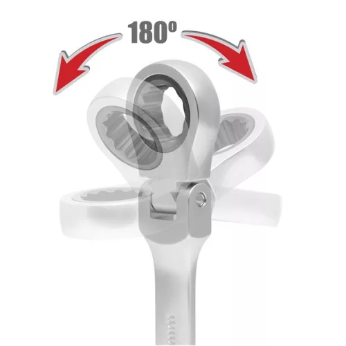 Handy Racsniskulcs készlet - 10870 (8 db-os, csuklós, 8-21mm)