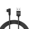 Delight kábel - USB-C töltőkábel (USB - USB Type-C apa be-/kimenet; 2m, fekete)