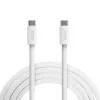 Delight kábel - Type-C - Type-C  töltőkábel - adatkábel  5 A - 240 W, 1m, fehér