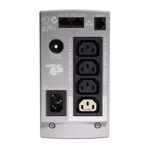 APC Szünetmentes Tápegység - BK650EI (Back-UPS, 650VA, 400W, 230V, 4x IEC C13, cserélhető akkumulátor)