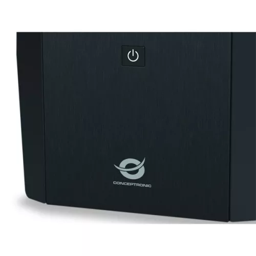 Conceptronic Szünetmentes  1200VA - ZEUS03E (6x IEC C13, line-interaktív, RJ45 vonalvédelem, HID USB, fekete)
