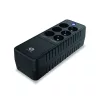 Conceptronic Szünetmentes Elosztósor  650VA - ZEUS05E (6x Schuko, Off line, RJ45 vonalvédelemm, fekete)
