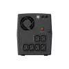 Conceptronic Szünetmentes  1500VA - ZEUS08E (6x IEC C13, line-interaktív, RJ45 vonalvédelem, HID USB, fekete)