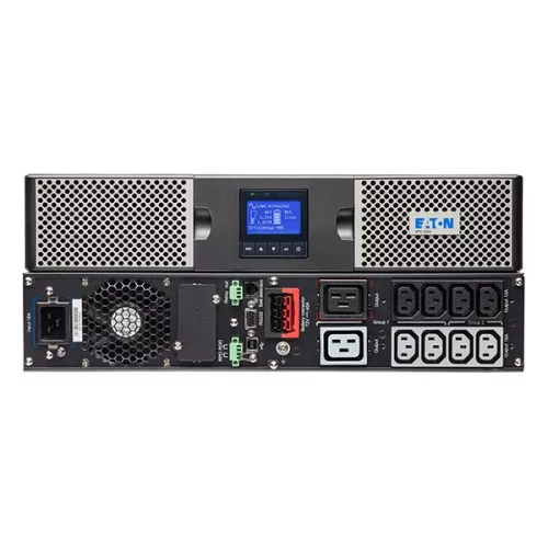 EATON szünetmentes 2200VA - 9PX2200IRT3U (8x C13, 2xC19 kimenet, Online, LCD, USB, AVR, rack/torony, 3U)