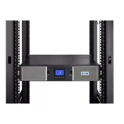 EATON szünetmentes 3000VA - 9PX3000IRTN (8x C13, 2xC19 kimenet, Online, LCD, USB, AVR, rack/torony, 2U) NETPACK