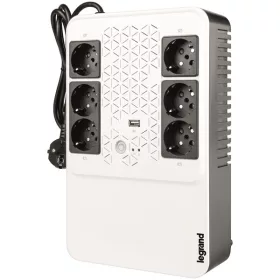   Legrand multimédiás szünetmentes elosztósor 600VA - KEOR-M (4+2)x Schuko kimenet, USB, vonali interaktív