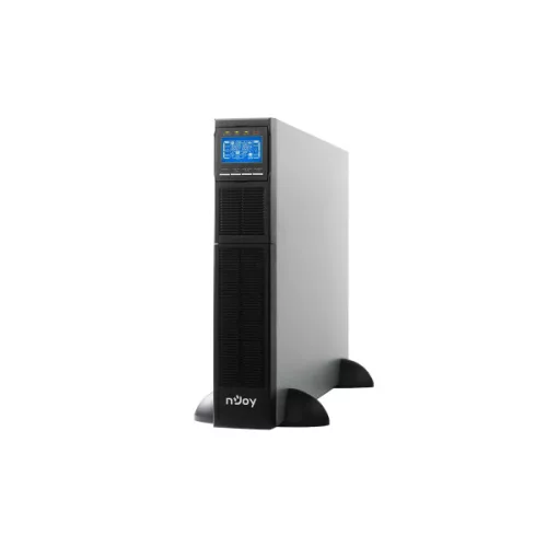 NJOY Szünetmentes 10000VA - Balder 10000 (On-line, RS232, USB, szoftver, LCD kijelző, 3U rack,) akkumulátor nélkül!
