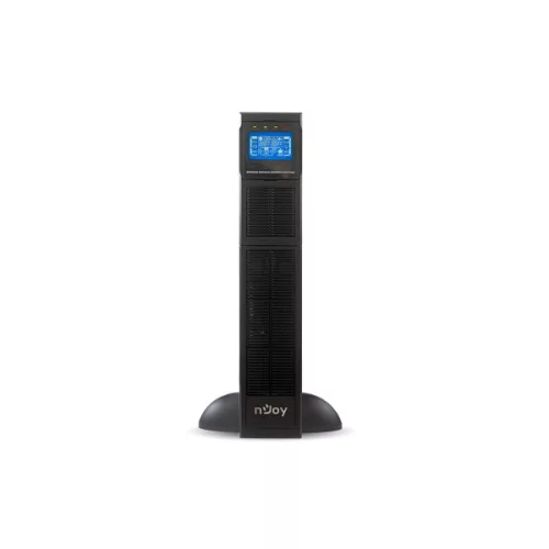 NJOY Szünetmentes 10000VA - Balder 10000 (On-line, RS232, USB, szoftver, LCD kijelző, 3U rack,) akkumulátor nélkül!
