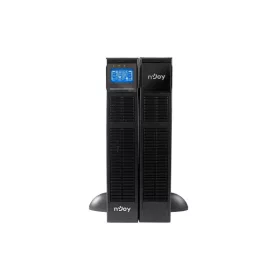   NJOY Szünetmentes 6000VA - Balder 6000 (On-line, RS232, USB, szoftver, LCD kijelző 2U rack) akkumulátor nélkül!