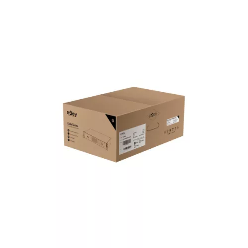NJOY Szünetmentes 800VA - Code 800 (4 IEC C13, line-interaktív, USB menedzsment, szoftver, LCD kijelző, 2U rack)