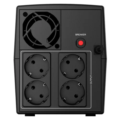 NJOY Szünetmentes  1500VA - Keen 1500 (4 Schuko, line-interaktív, fekete)
