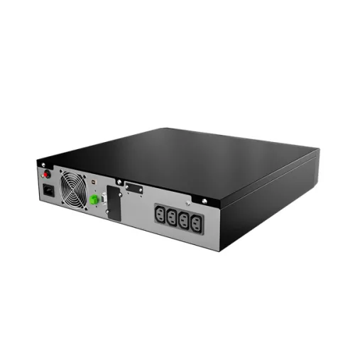 NJOY Szünetmentes 1000VA - Runa 1000 (On-line, RS232, USB, szoftver, LCD kijelző, 2U rack)