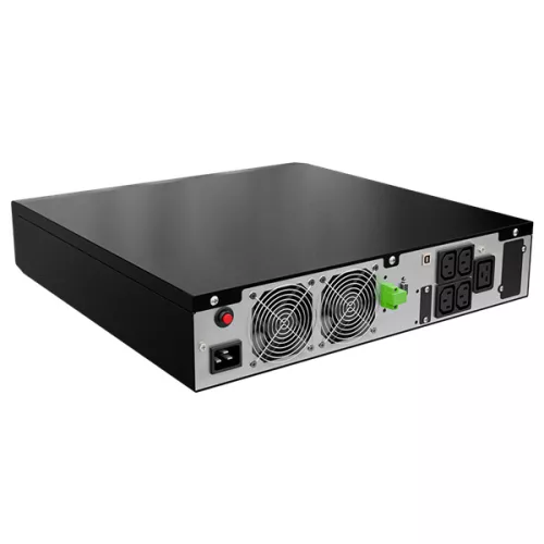 NJOY Szünetmentes 3000VA - Runa 3000 (On-line, RS232, USB, szoftver, LCD kijelző, 2U rack)