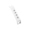 S-Link túlfeszültségvédő - SPG3040 White (4 aljzat, max.3680 Watt, 900 Joule, fehér)