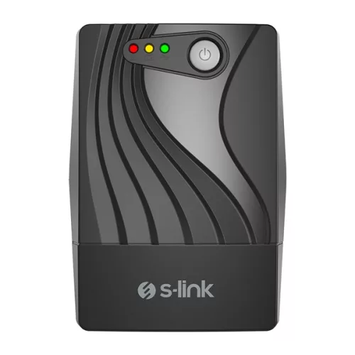 S-Link szünetmentes 600VA - MIGHT U60 (600VA, 12V7Ah*1, 360W, Line-Interactive, 2 schuko)
