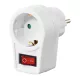 Hama Hálózati adapter - 223212 (kapcsoló, EU aljzat, fehér)