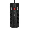 S-Link Túlfeszültségvédő - PRZ03 (3m, 630 Joule, 2xUSB-A, 2xType-C, 2.4A/5V, 6000V, 6db schuko)