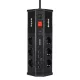 S-Link Túlfeszültségvédő - PRZ03 (3m, 630 Joule, 2xUSB-A, 2xType-C, 2.4A/5V, 6000V, 6db schuko)
