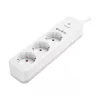 S-Link Túlfeszültségvédő - SPG301S (1,5m, 750 Joule, 16A, 3680W, 3db schuko, fehér)