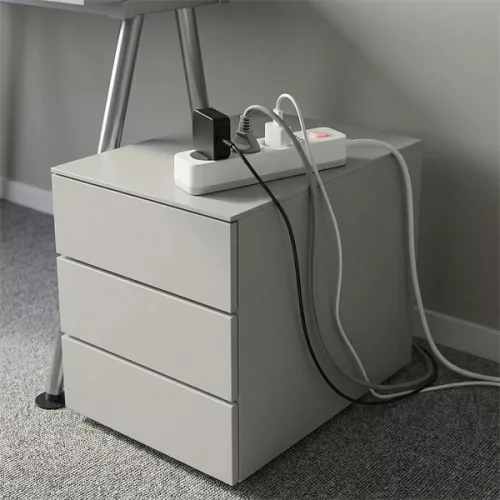 S-Link Túlfeszültségvédő - SPG301S (1,5m, 750 Joule, 16A, 3680W, 3db schuko, fehér)
