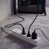 S-Link Túlfeszültségvédő - SPG301S (1,5m, 750 Joule, 16A, 3680W, 3db schuko, fehér)
