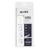 S-Link Túlfeszültségvédő - SPG301S (1,5m, 750 Joule, 16A, 3680W, 3db schuko, fehér)