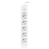 S-Link Túlfeszültségvédő - SPG501S (1,5m, 750 Joule, 16A, 3680W, 5db schuko, fehér)