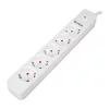 S-Link Túlfeszültségvédő - SPG501S (1,5m, 750 Joule, 16A, 3680W, 5db schuko, fehér)
