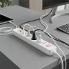 S-Link Túlfeszültségvédő - SPG501S (1,5m, 750 Joule, 16A, 3680W, 5db schuko, fehér)